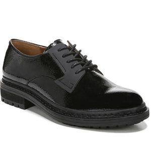 Franco Sarto Black patent Oxford shoes
